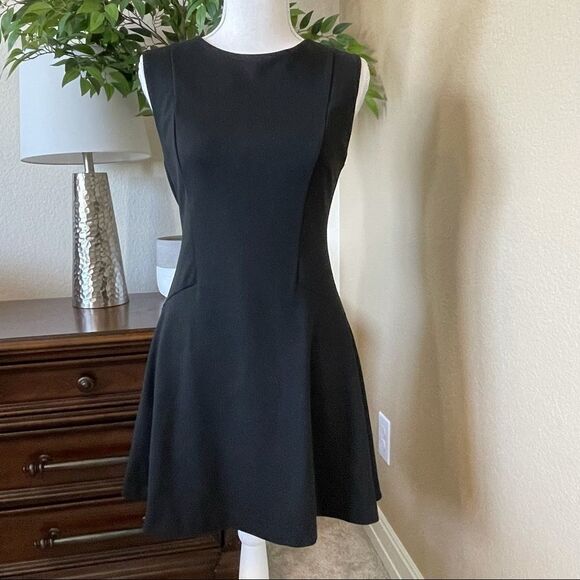 Free People Black Cha Cha Skater Dress Small - Picture 3 of 4